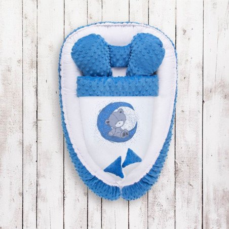Lizdelis naujagimiui "TEDDY BEAR", su antklodėle
