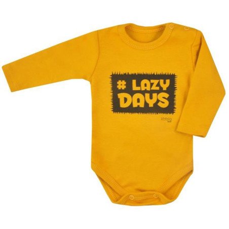 Smėlinukas ilgomis rankovėmis "LAZY DAYS", geltonas