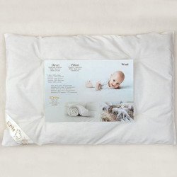 SUPERWASH plona pagalvė kūdikiui iš vilnos