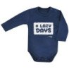 Smėlinukas ilgomis rankovėmis "LAZY DAYS", mėlynas