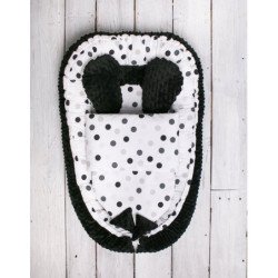 Lizdelis naujagimiui "Sweet Baby" su žirniukais