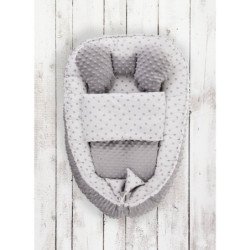 Lizdelis naujagimiui "SWEET BABY", pilkas