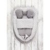 Lizdelis naujagimiui "SWEET BABY", pilkas