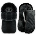 Miegmaišis vežimėliui, kėdutei 3 in 1 0-13 kg "BLACK QUILTED" 85x40