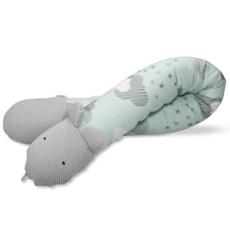 Nėščiosios ir maitinimo pagalvė 3in1 "MINTY PUFFS"