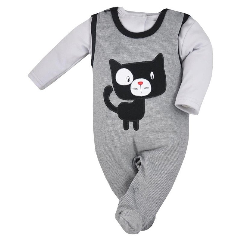 Komplektas kūdikiui "BLACK KITTY"