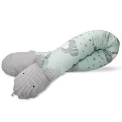 Nėščiosios ir maitinimo pagalvė 3in1 "MINTY PUFFS"