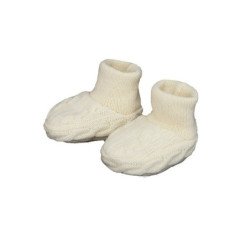 Batukai naujagimiui "PYNUTĖS", merino vilna 10 cm